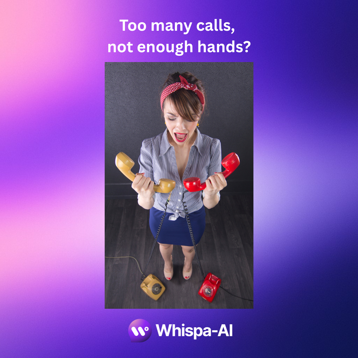 Business owner overwhelmed by missed calls — Whispa-AI solves this